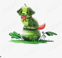 小狗吃瓜素材视频下载,小狗吃瓜萌态瞬间捕捉